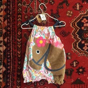 NWT Mud Pie horse bubble size 9-12m